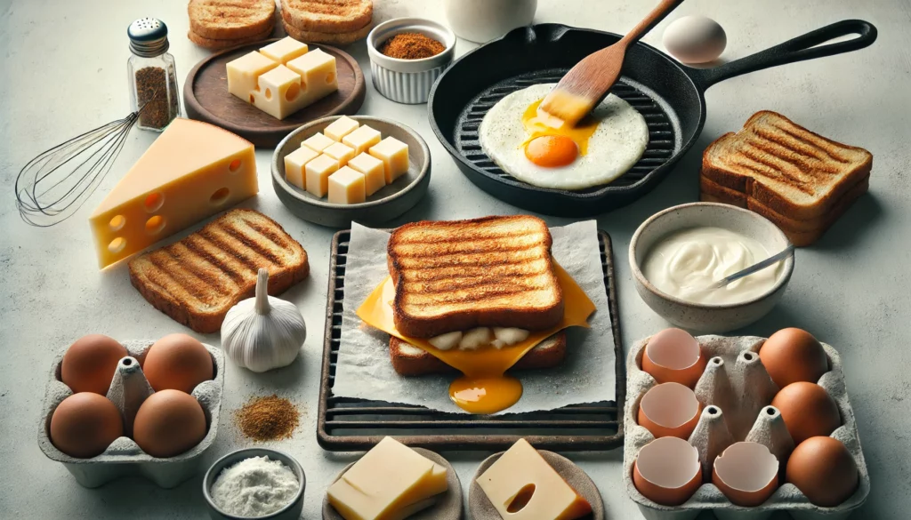 Grilled Cheese Breakfast Sandwich