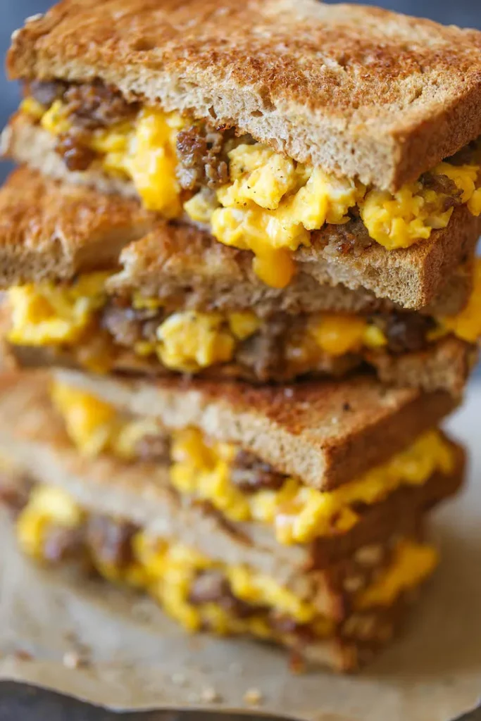 Grilled Cheese Breakfast Sandwich Recipe 1